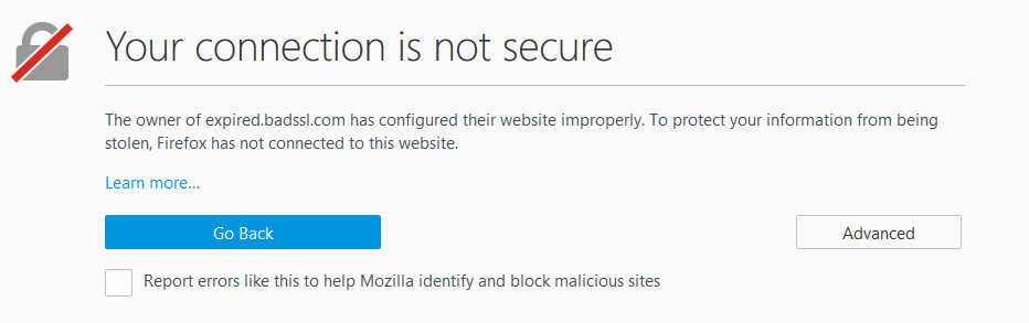 Website expired